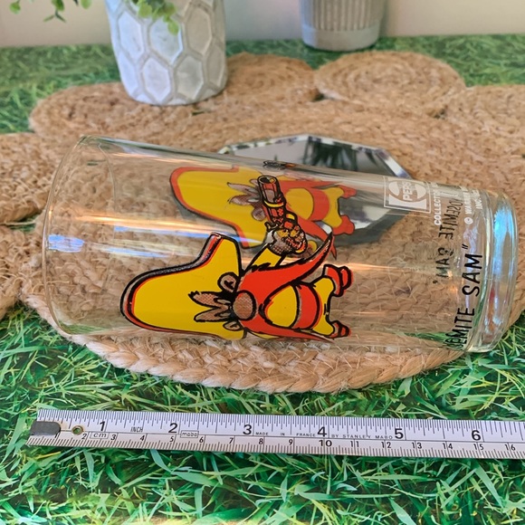Warner brothers, Pepsi COLLECTOR SERIES YOSEMITE SAM drinking glass, EUC - Picture 8 of 8